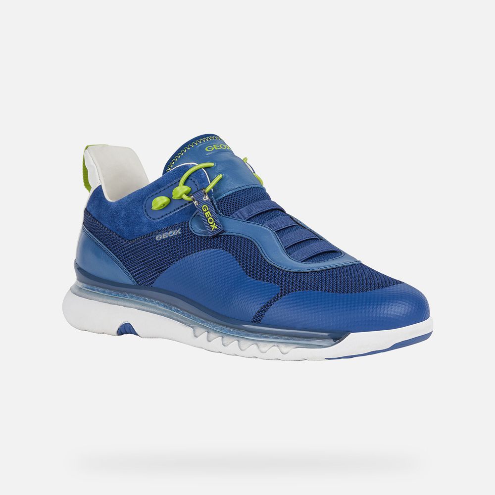 Geox Sneakers Blue Levita - Geox Mens Shoes - CTVDEH849